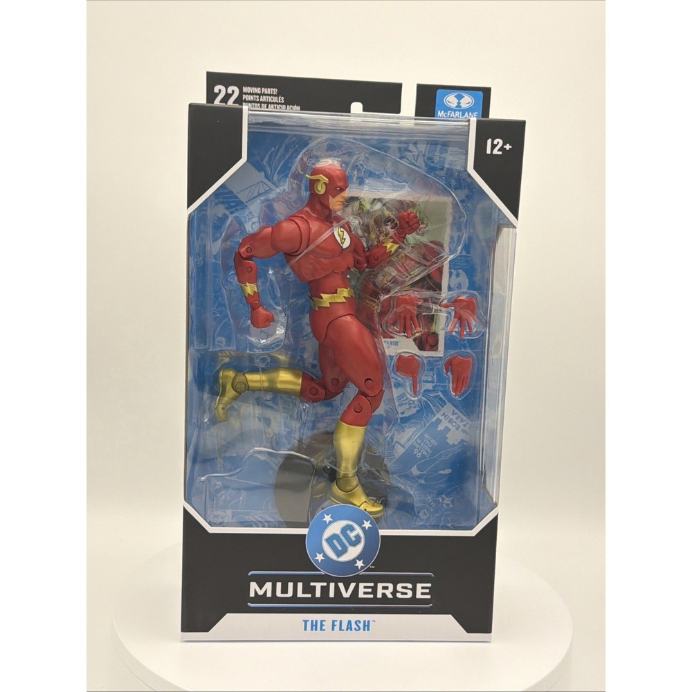 McFarlane DC Multiverse The Flash JLA Barry Allen 7" Action Figure‎ NIB